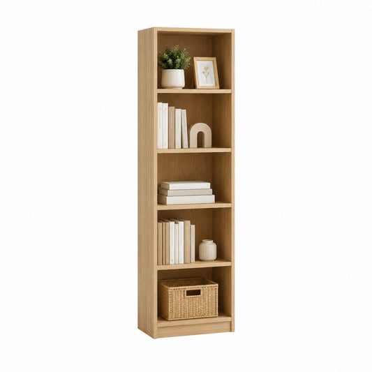 Bücherregal Standregal Eichefarben Spanplatte Rechteckig 40 x 30 x 180 cm